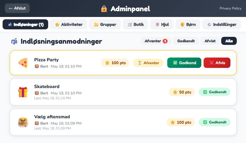 Anmodninger