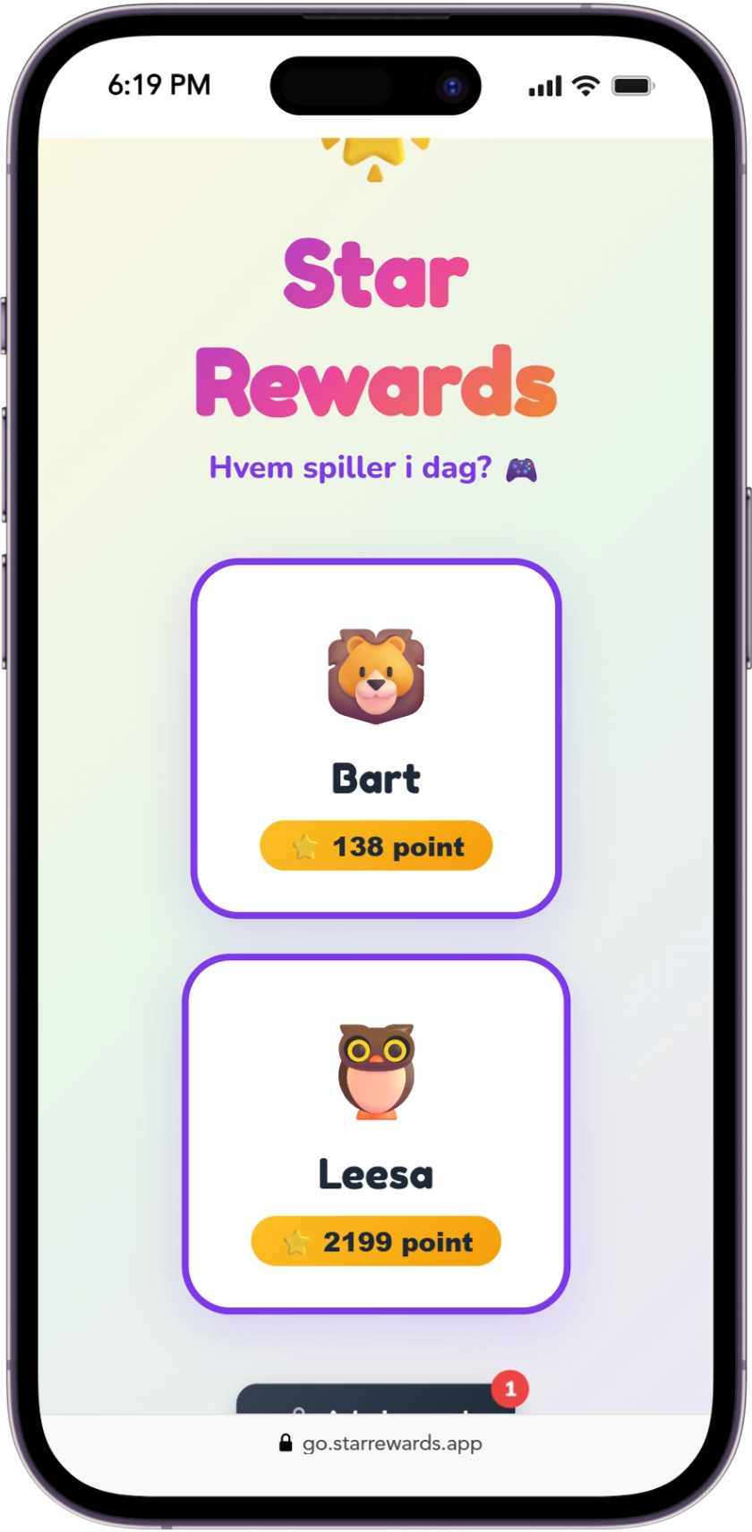 Star Rewards app